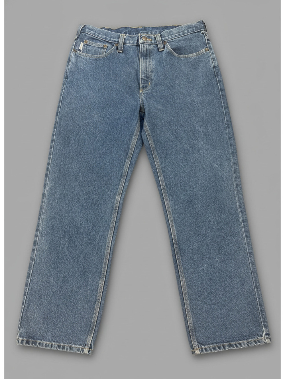 Vintage Carhartt Relaxed Fit Men's Blue Denim Jeans Size 36x30 100% Cotton